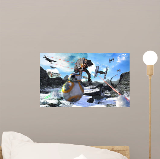 Bb-8 Escaping Empire Wrath Wall Decal