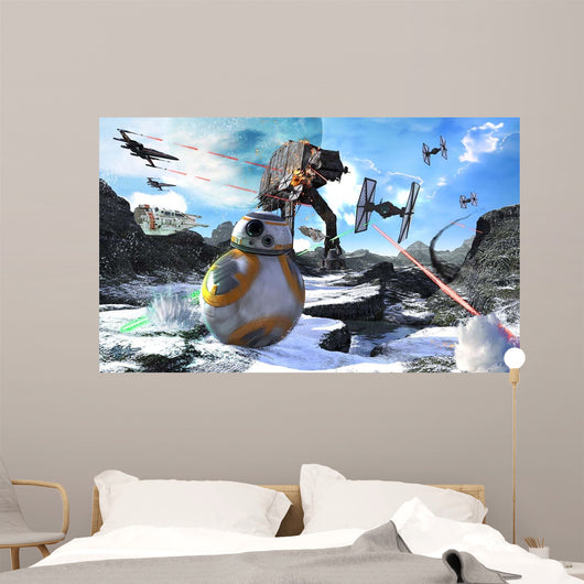 Bb-8 Escaping Empire Wrath Wall Decal