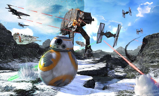 Bb-8 Escaping Empire Wrath Wall Decal