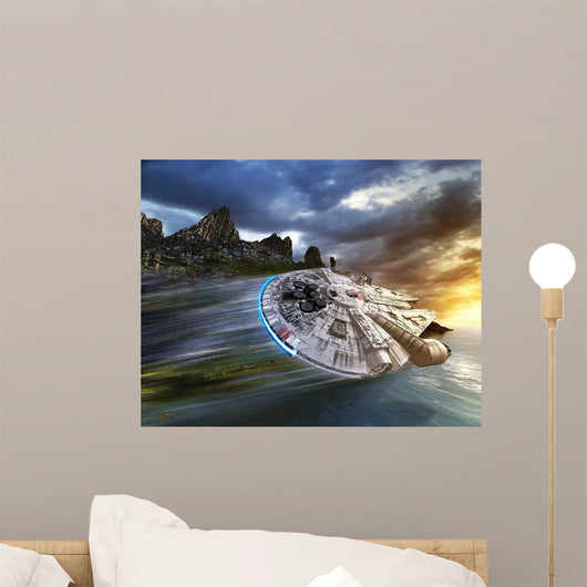 Millennium Falcon Search Luke Wall Decal