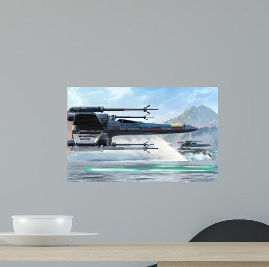 Early X-wing Model Cruising Wall Decal