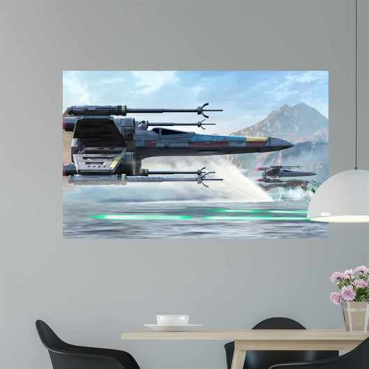 Early X-wing Model Cruising Wall Decal