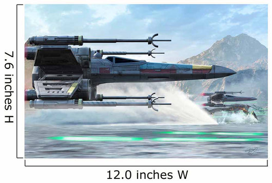 Early X-wing Model Cruising Wall Decal