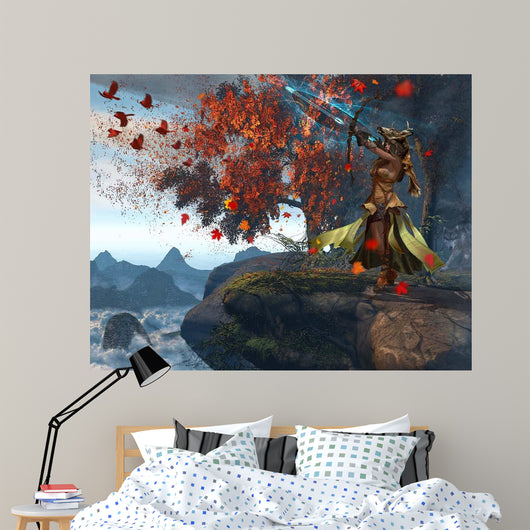 Devana Slavic Goddess Hunt Wall Decal