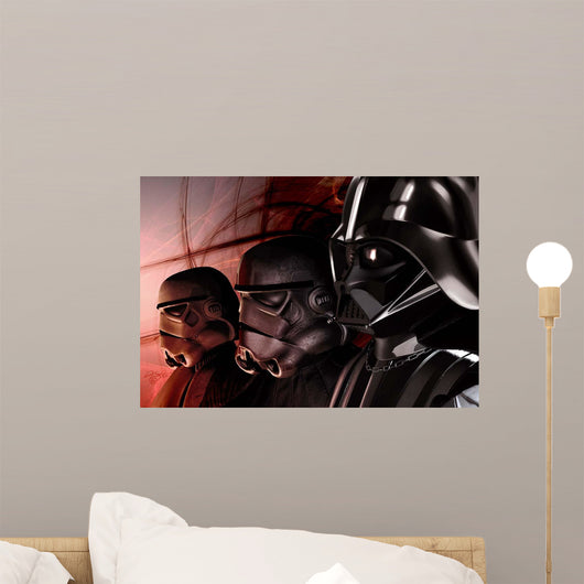 Darth Vader Lined up Wall Decal