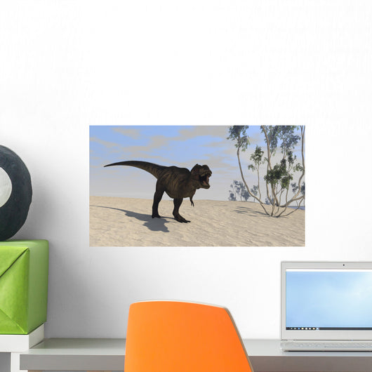 Tyrannosaurus Rex Hunting Open Wall Decal Design 7