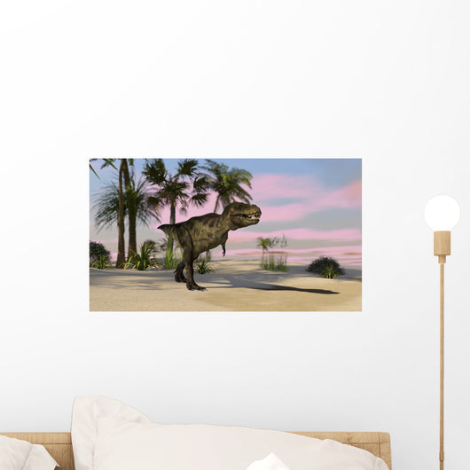 Tyrannosaurus Rex Hunting for Wall Decal Design 16