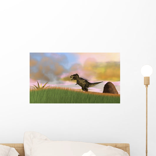 Tyrannosaurus Rex Prehistoric Grasslands Wall Decal