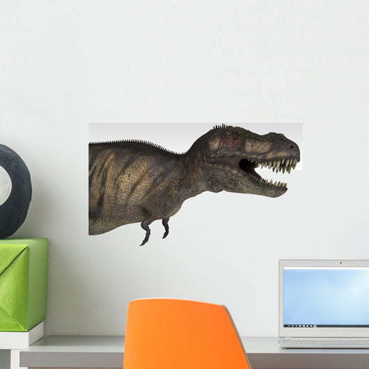 Tyrannosaurus Rex White Wall Decal Design 3