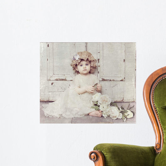 Victorian Baby on Porch Wall Mural