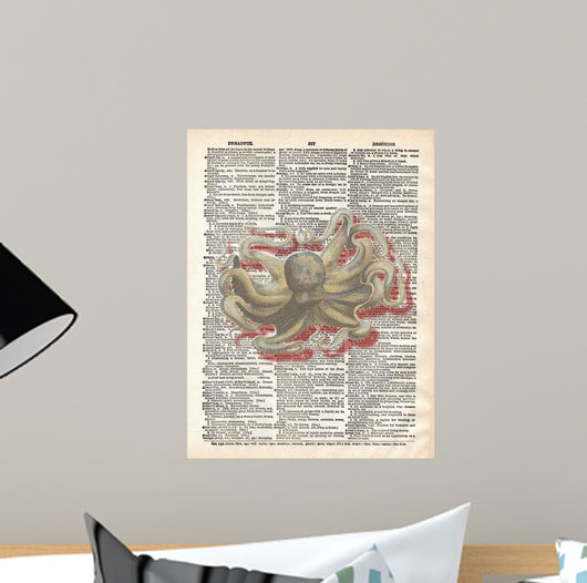 Dreadful Octopus III Wall Mural
