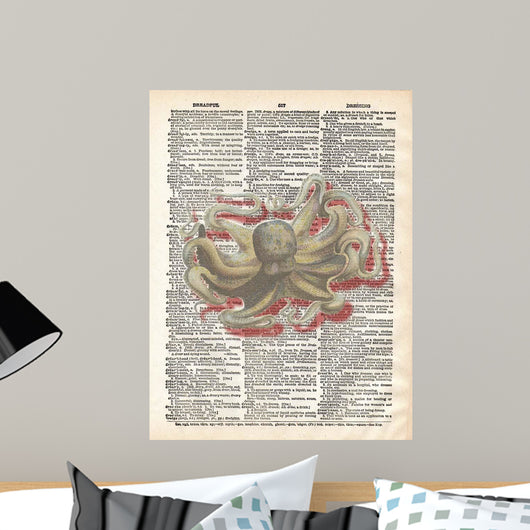 Dreadful Octopus III Wall Mural