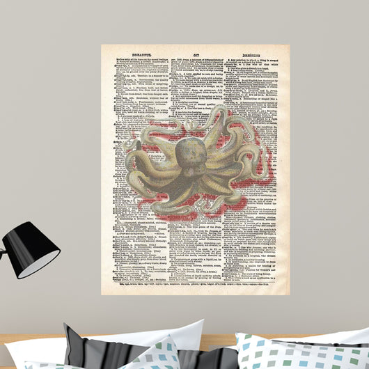 Dreadful Octopus III Wall Mural