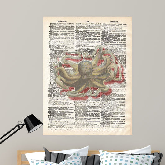 Dreadful Octopus III Wall Mural