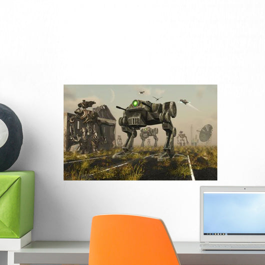 3D Conceptual Image Where Wall Decal