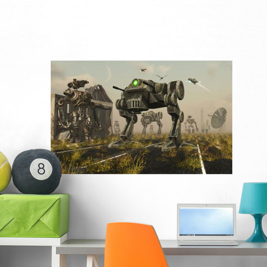 3D Conceptual Image Where Wall Decal