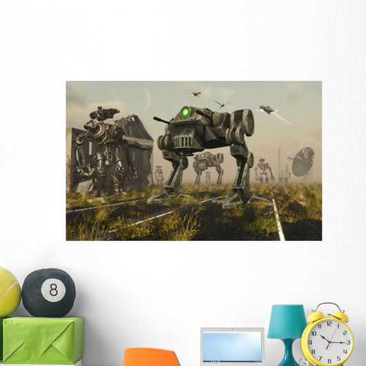 3D Conceptual Image Where Wall Decal