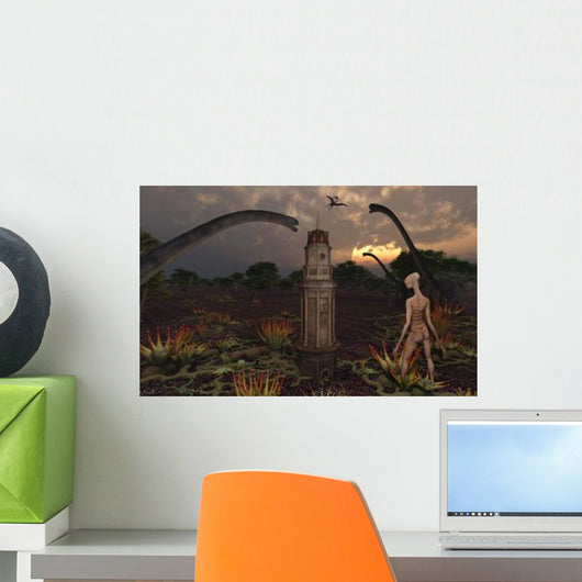 Artist's Concept Reptoid Race Wall Decal Design 1