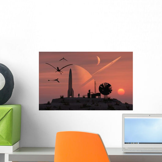 Remnants Long Abandoned Colony Wall Decal