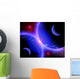 Red Stars and Blue Wall Decal