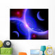 Red Stars and Blue Wall Decal