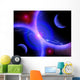 Red Stars and Blue Wall Decal
