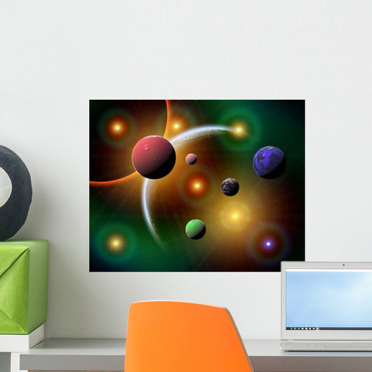 Illustration Variations Stars and Wall Decal