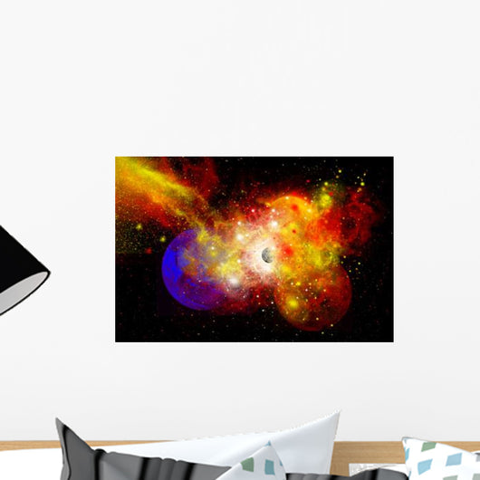 Dying Star Turns Nova Wall Decal