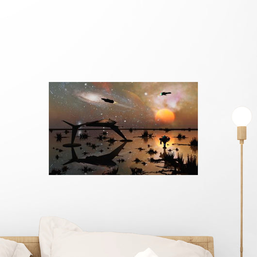 Artist's Concept Illustrating Space Wall Decal