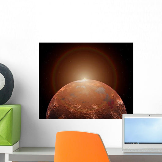 Artist's Concept Distant Red Wall Decal Design 1
