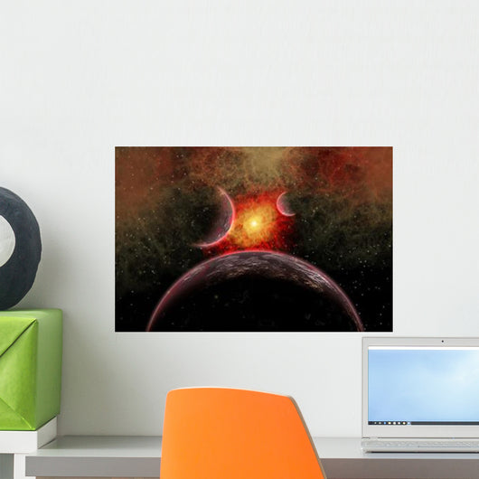Artist' Concept Illustrating Stellar Wall Decal Design 3
