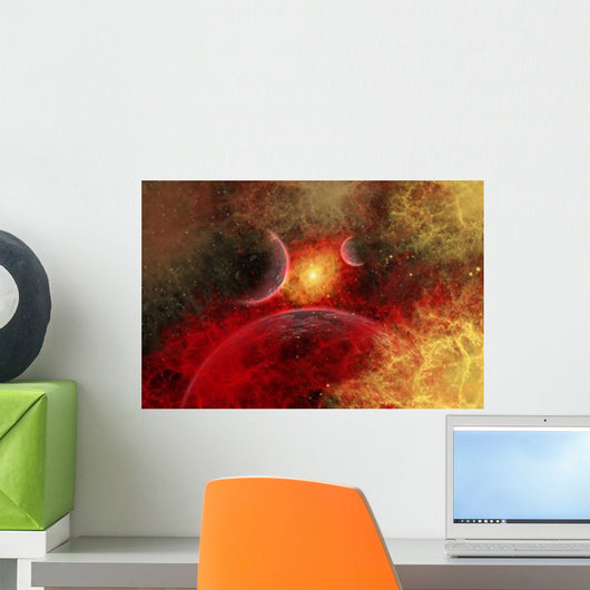 Artist' Concept Illustrating Stellar Wall Decal Design 1