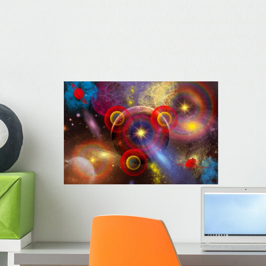 Artist's Concept Planets and Wall Decal