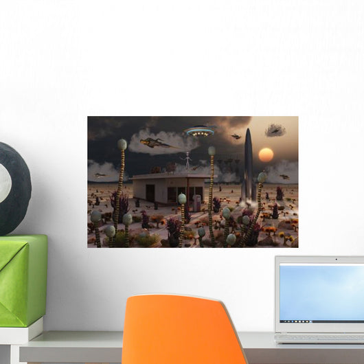 Artists Concept Science Fiction Wall Decal