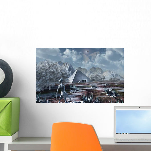 Extraterrestrial Surveys Ancient Structure Wall Decal