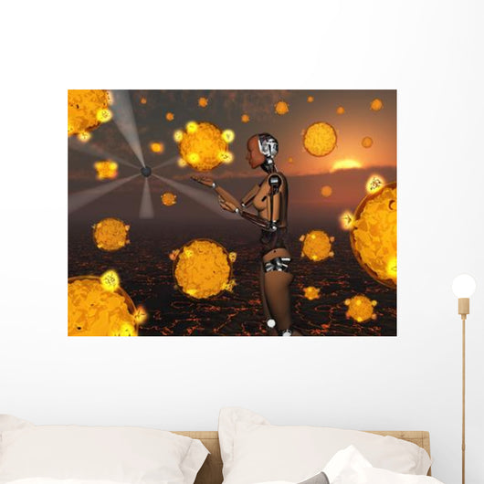 Android Learns to Use Wall Decal