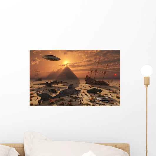 Mysterious Bermuda Triangle Wall Decal