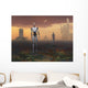 Androids Explore Alien Planet Wall Decal