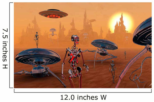 Artist's Concept Life Mars Wall Decal