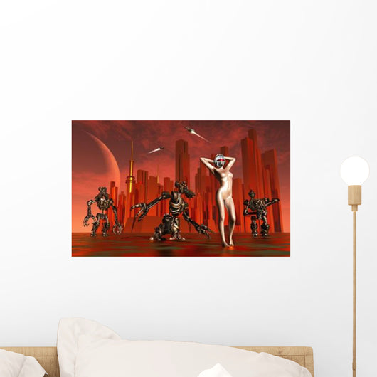 Artist's Concept Hot Pinup Wall Decal