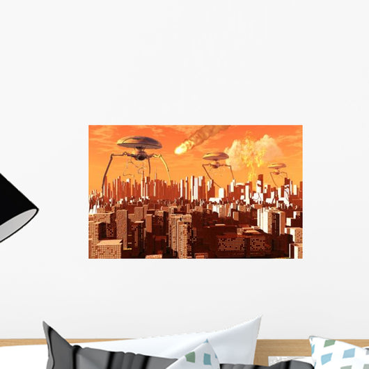 War Worlds Wall Decal Design 3