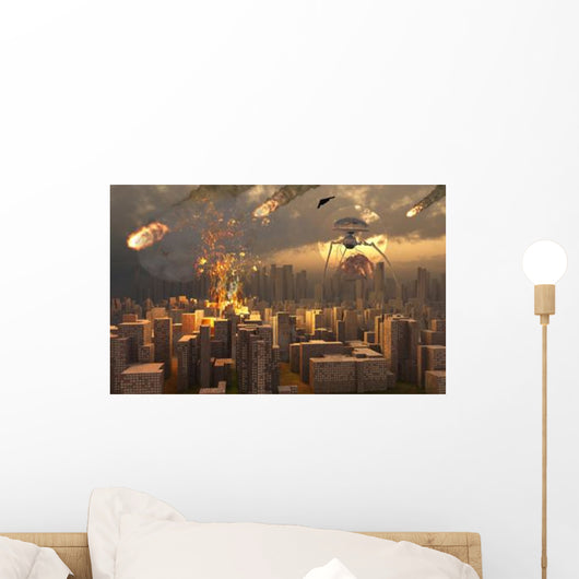 War Worlds Wall Decal Design 2