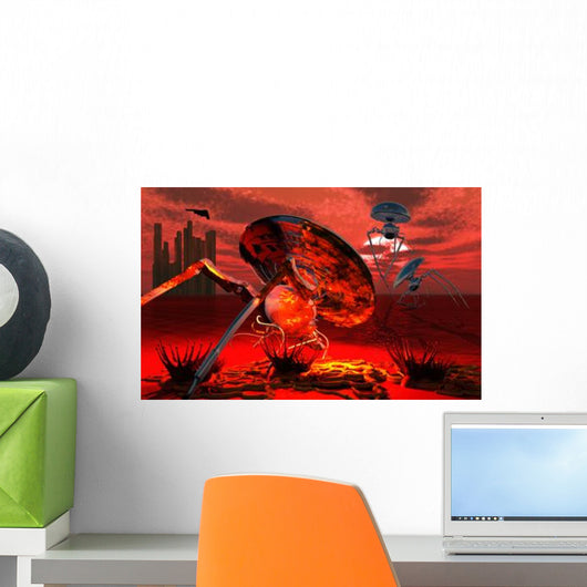 War Worlds Wall Decal Design 1