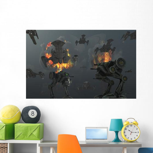 Artist's Concept Futuristic Weapons Wall Decal