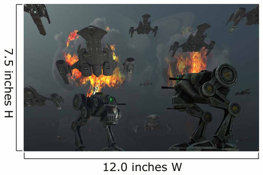 Artist's Concept Futuristic Weapons Wall Decal