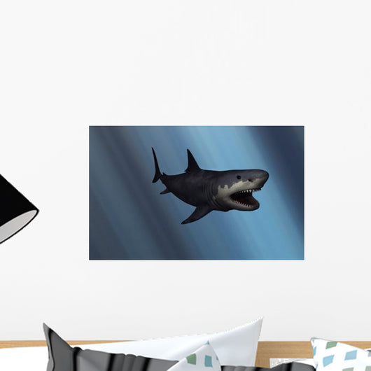 Megalodon Shark from Cenozoic Wall Decal