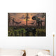 Herd Allosaurus Dinosaur Cause Wall Decal