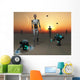 Androids and Robots Explore Wall Decal