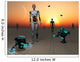 Androids and Robots Explore Wall Decal