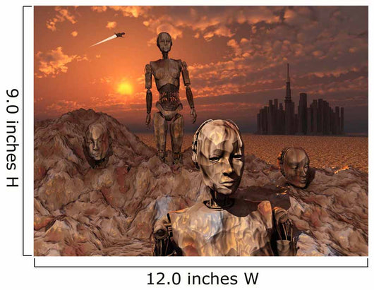 Android Fossils Preserved Sedimentary Wall Decal Design 2